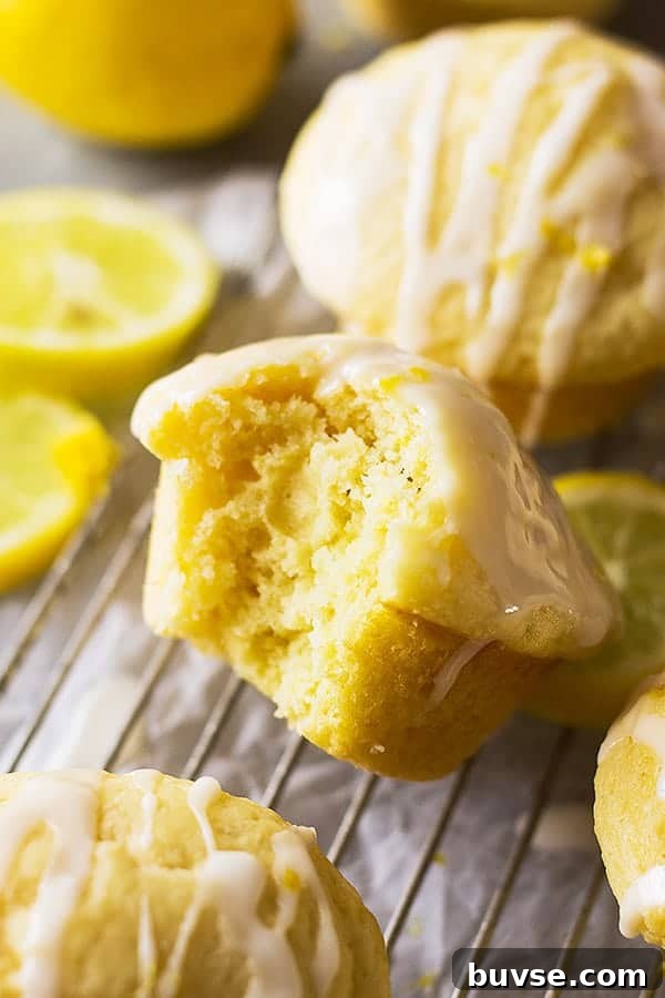 Pantry Recipes: Creative Shelf Cooking with Staples 60 These light and airy Lemon Muffins are a great breakfast or snack! They are drizzled with a bright lemon glaze and the muffin has a bright lemon flavor!