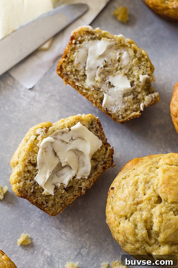 Pantry Recipes: Creative Shelf Cooking with Staples 61 These Easy Banana Muffins are easy to make and kids love them! They are loaded with banana flavor and make a great breakfast!