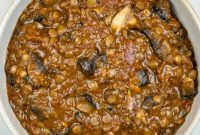 Hearty Vegan Mushroom and Lentil Stew