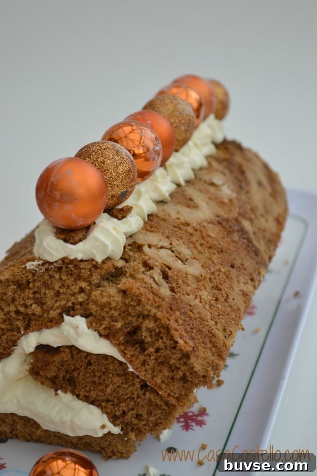 Gingerbread Christmas Roulade