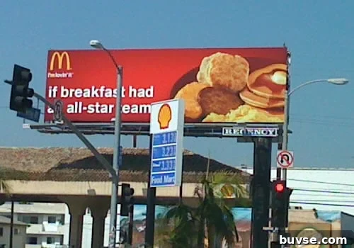 McDonald's Breakfast Billboard