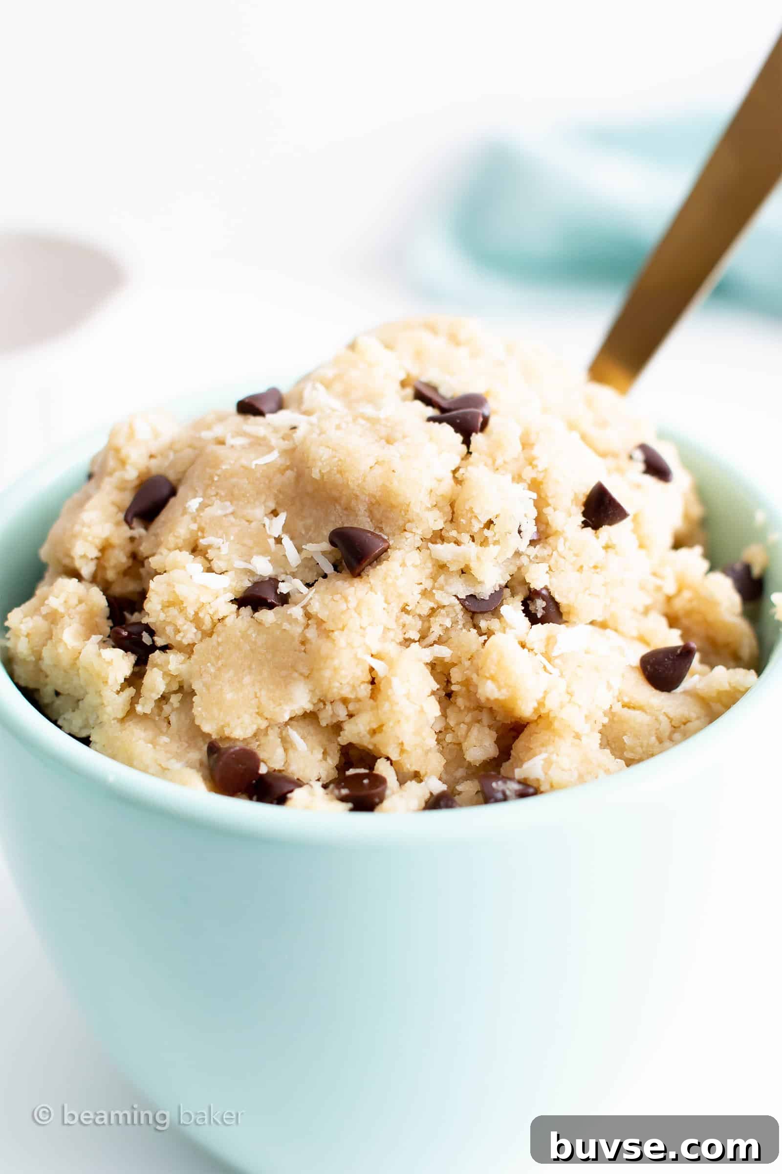 Store edible cookie dough in an airtight container at room temperature