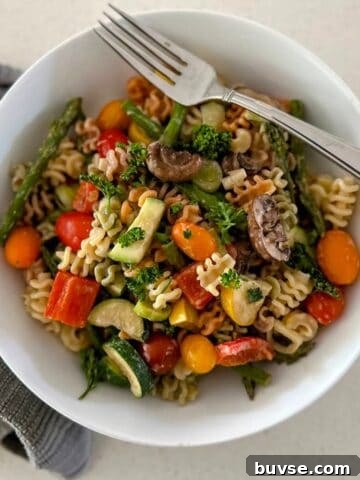 Roasted Vegetable Pasta Salad