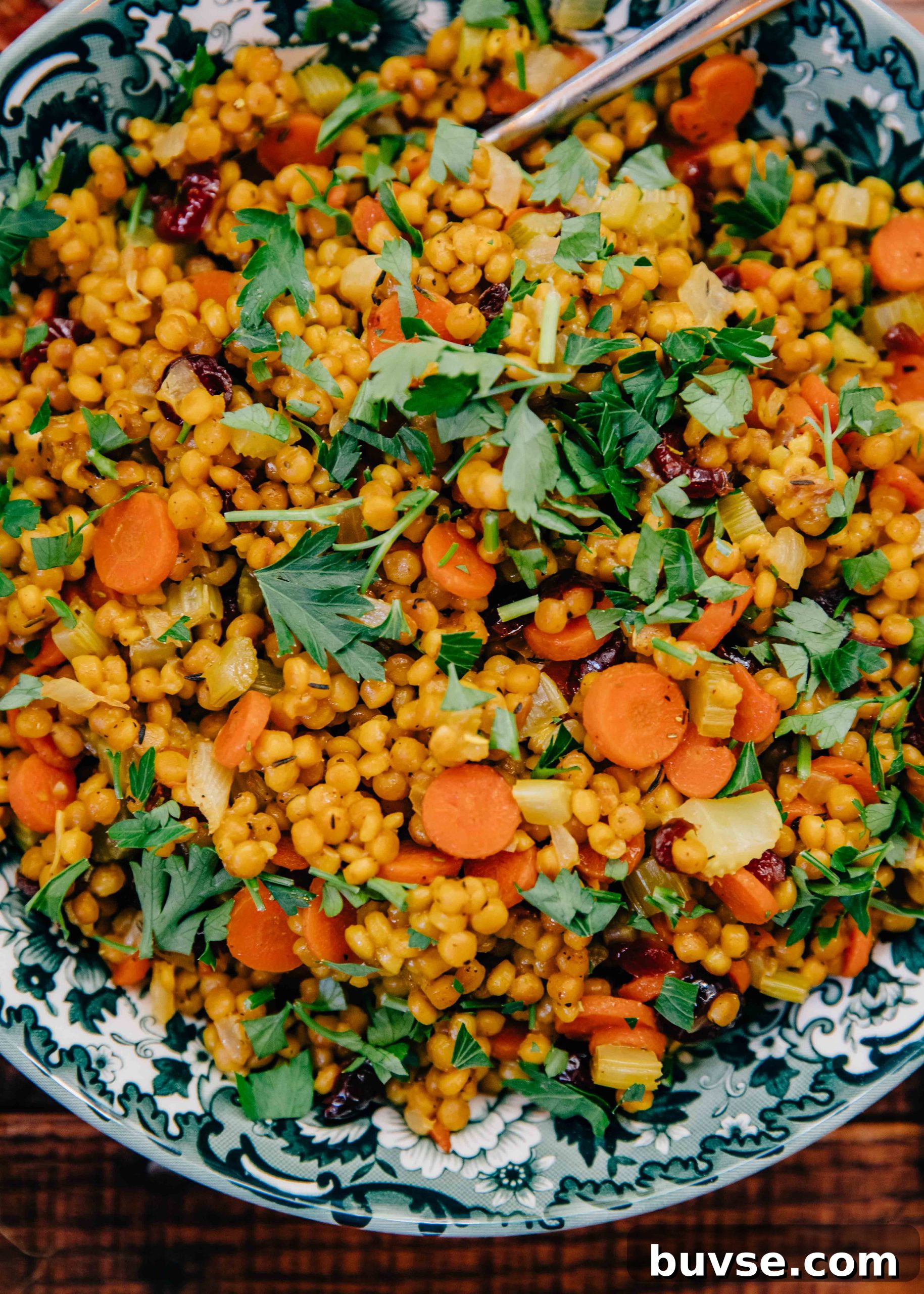 Thanksgiving Couscous | Well and Full | #recipe #vegan #vegetarian #plantbased