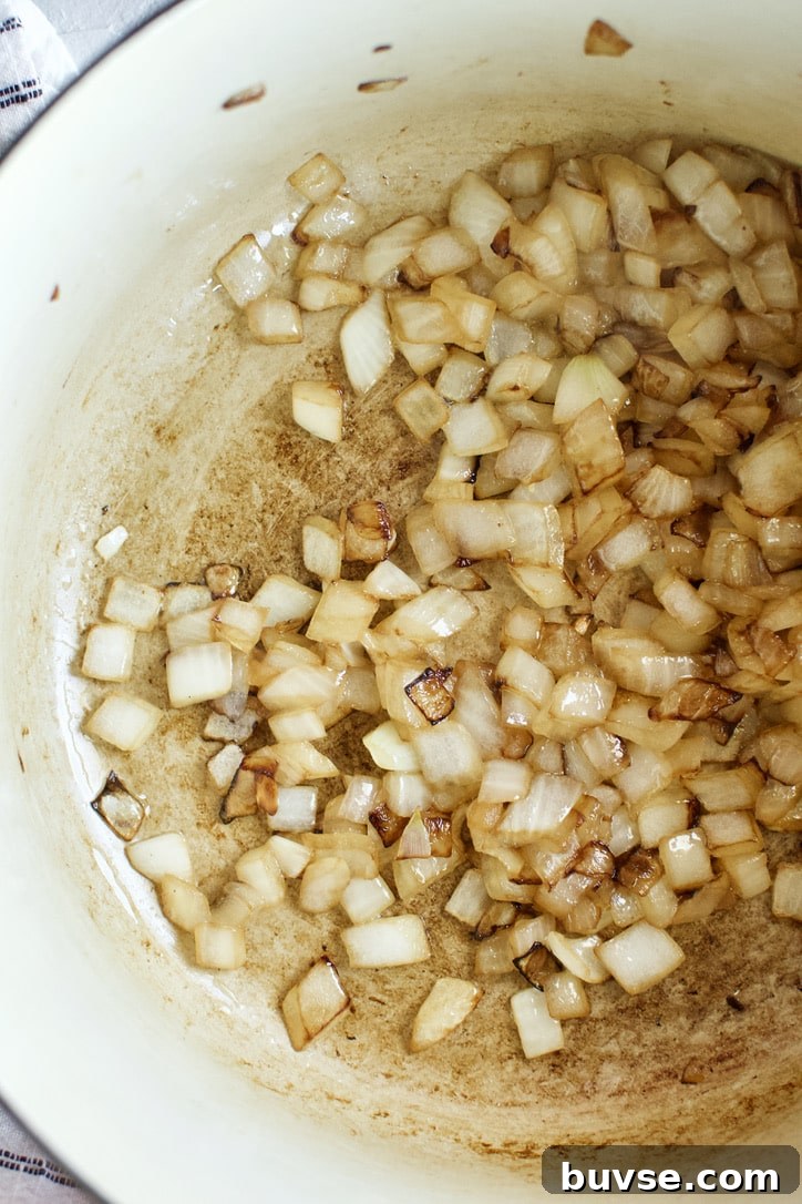 Onions sauteed in oil til brown.