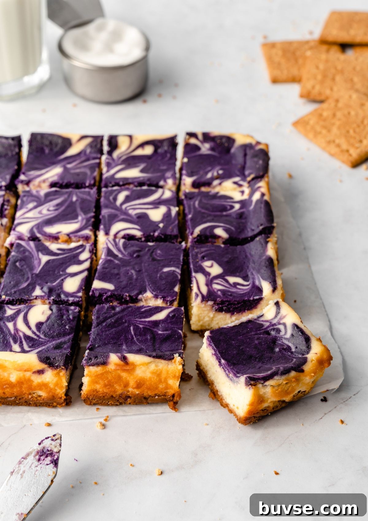 27 Irresistible Hawaiian Desserts to Try at Home 16 Ube Cheesecake Bars