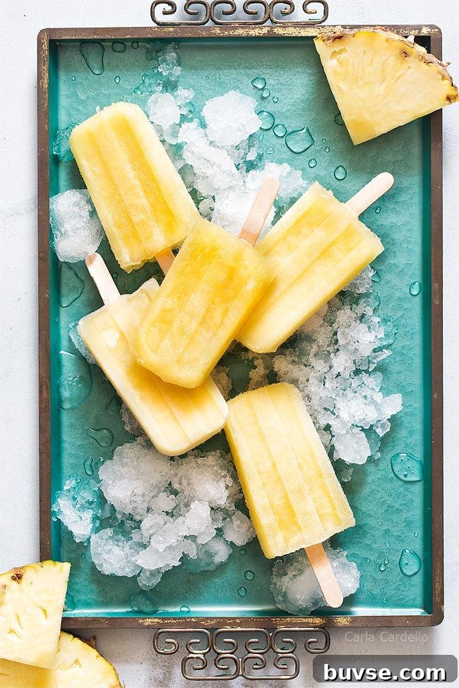 27 Irresistible Hawaiian Desserts to Try at Home 26 Pineapple Popsicles