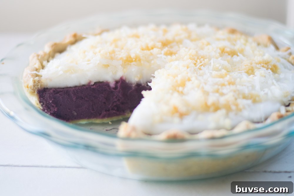 27 Irresistible Hawaiian Desserts to Try at Home 10 Purple Sweet Potato Haupia Pie