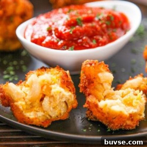 deep fried mac and cheese bites