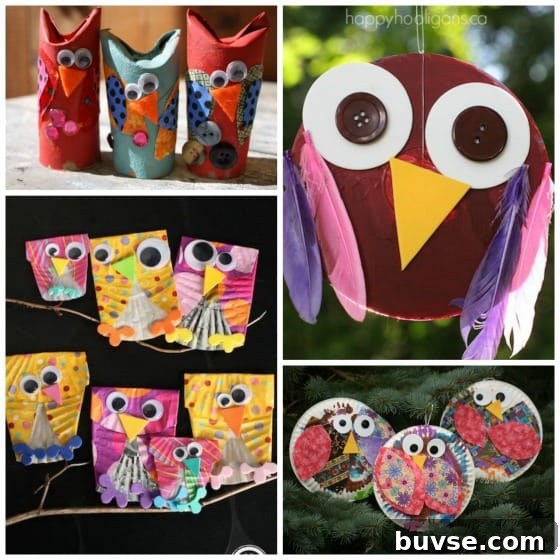 owl crafts that kids can make