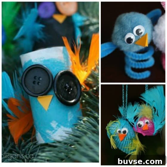 easy bird crafts for toddlers and preschoolers