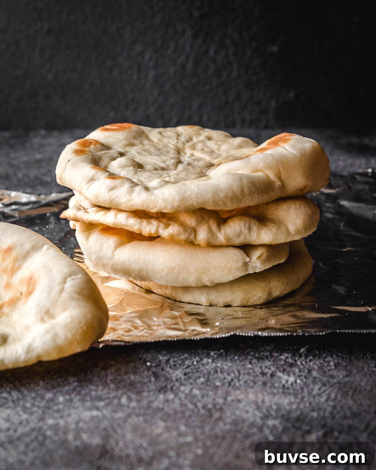 Homemade Garlic Pita Bread Recipe 2 Garlic pita bread
