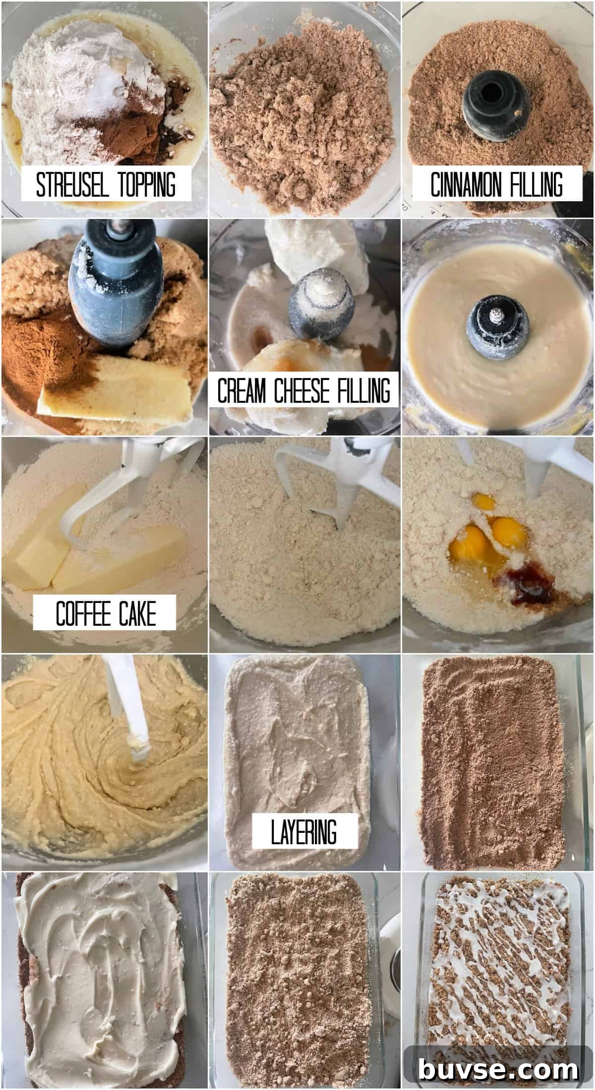 Cream Cheese Crumble Coffee Cake Recipe 5 Sliced coffee cake with cream cheese and crumble