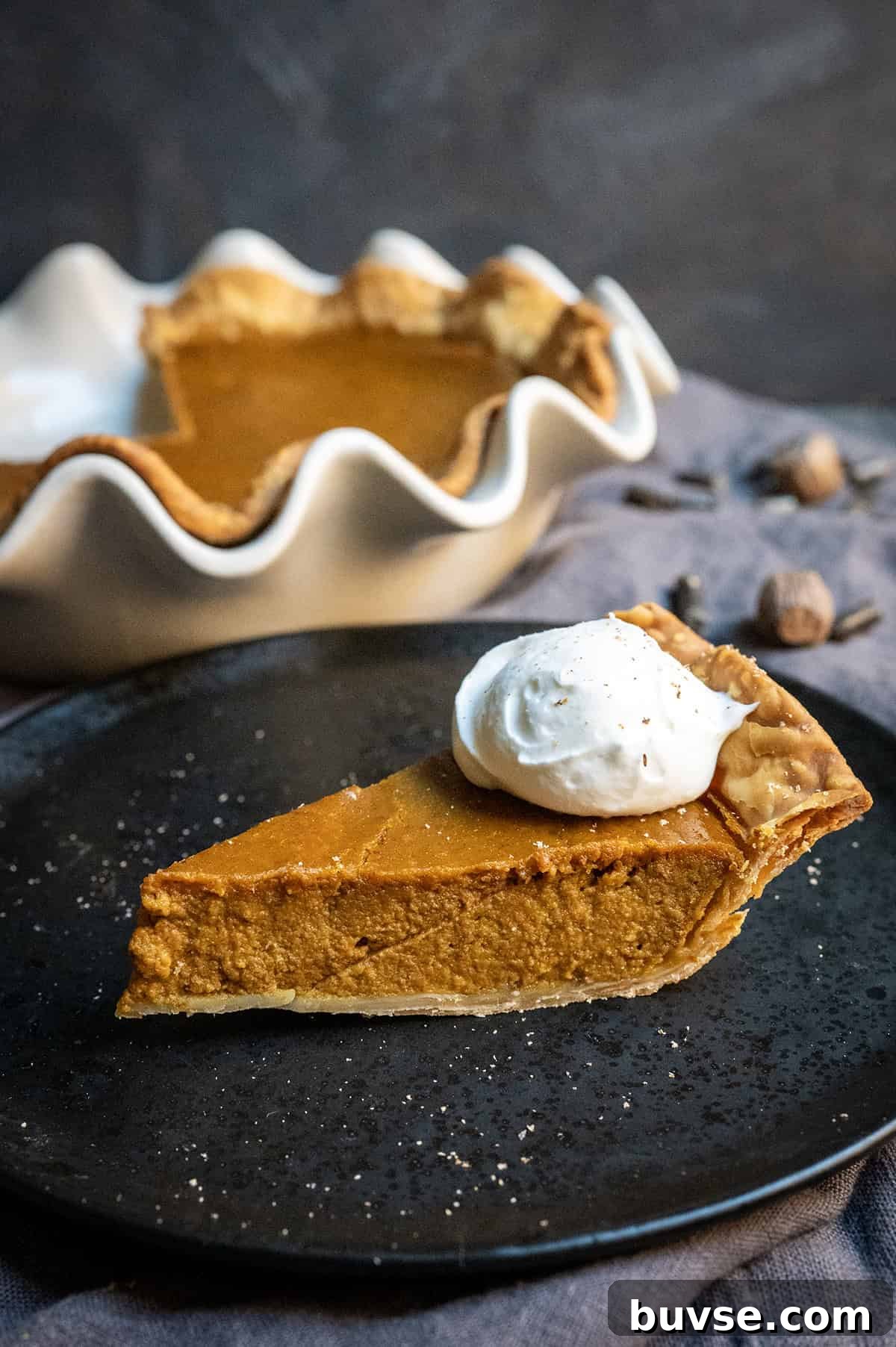 Hickory Smoked Pumpkin Pie.