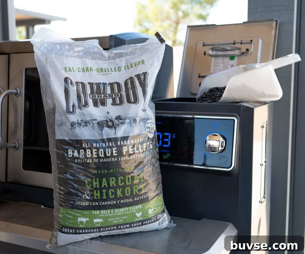 Cowboy Charcoal and Hickory Pellets