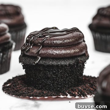 Black Cocoa Cupcakes