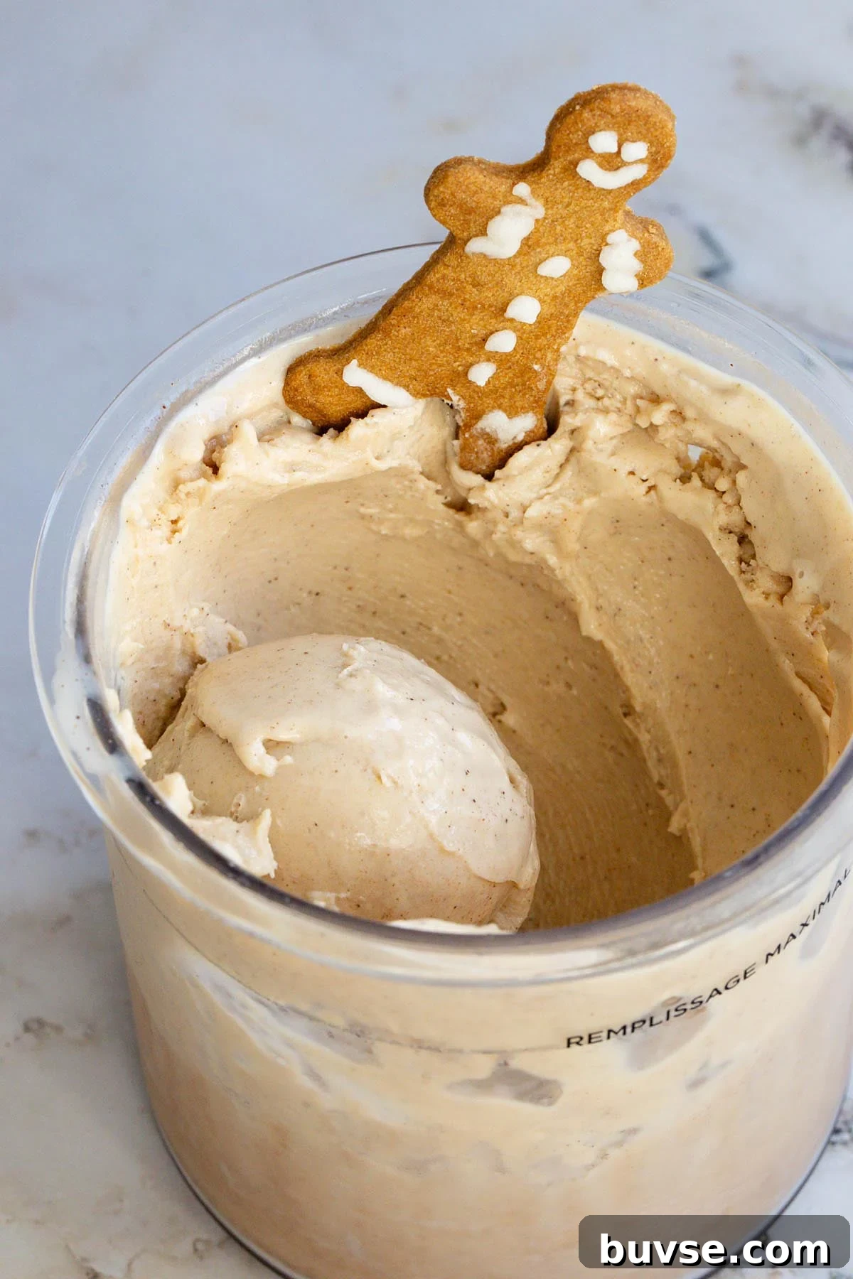 Gingerbread Ice Cream Recipe for the Ninja Creami 2 Ninja Creami gingerbread ice cream