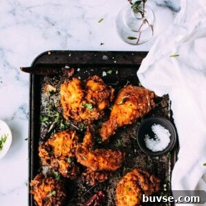 Fried chicken on a plate