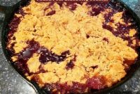 Homemade Peach, Pear and Blueberry Cobbler Recipe
