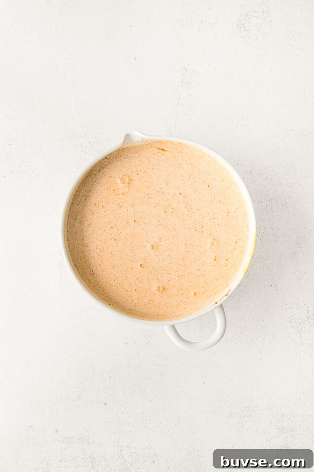 Silky Pumpkin Crème Brûlée Recipe 8 Pumpkin Creme Brulee batter.