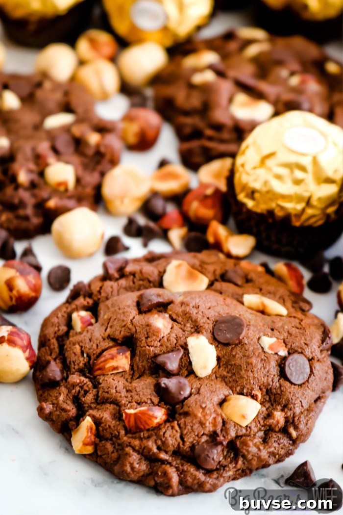 Ingredients for Ferrero Rocher Cookies