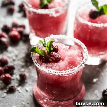 Easy Mistletoe Margaritas www.thecuriousplate.com