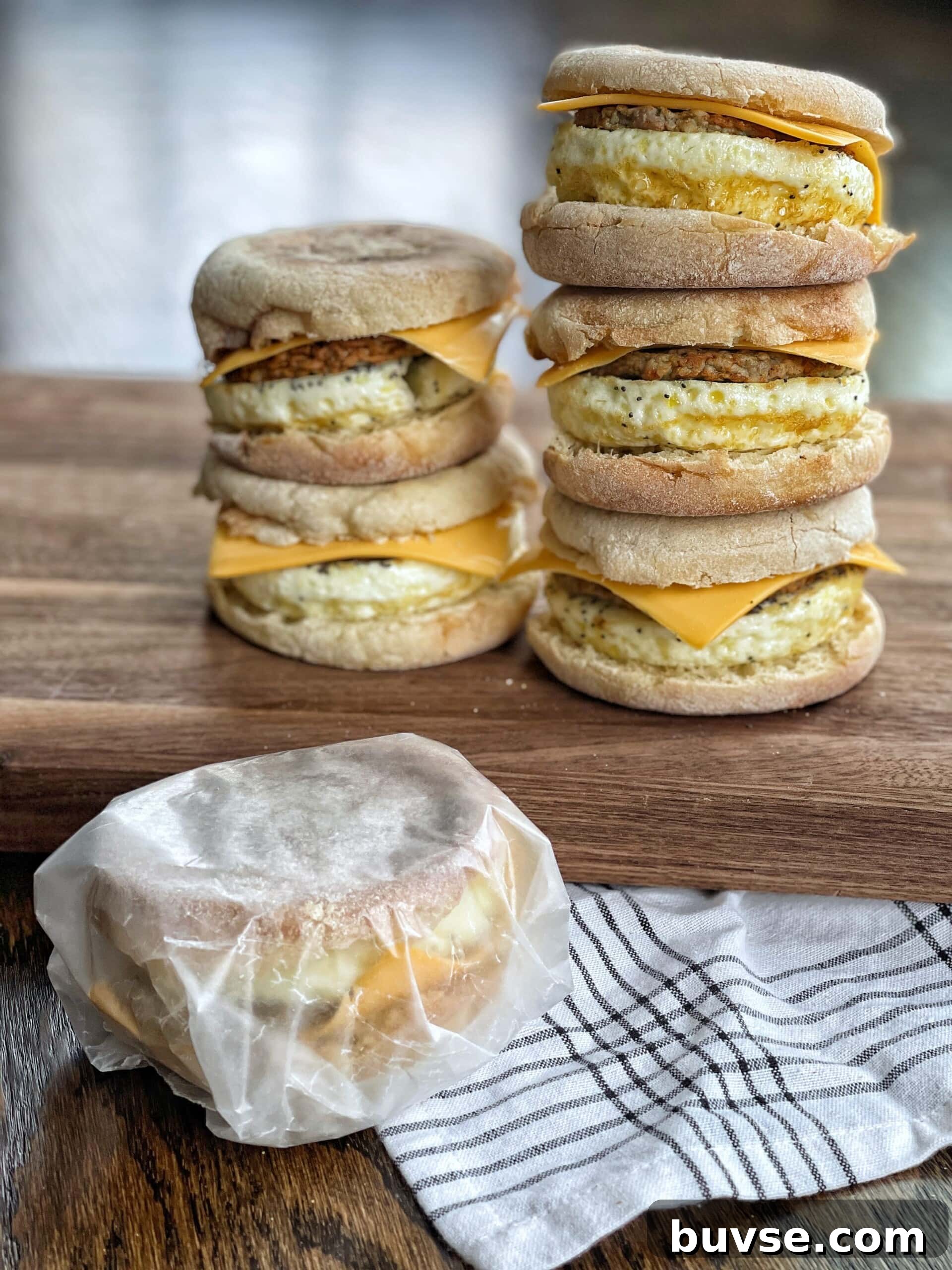 freezer egg sandwiches