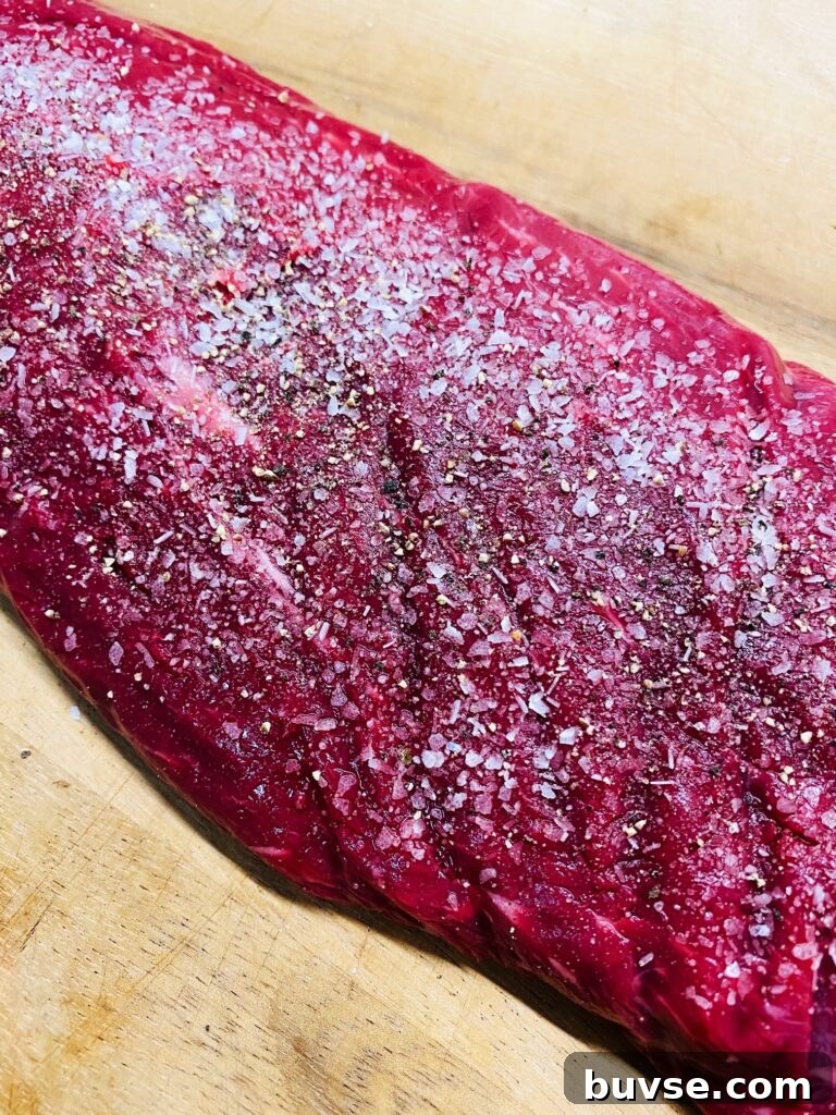 seasoned steak