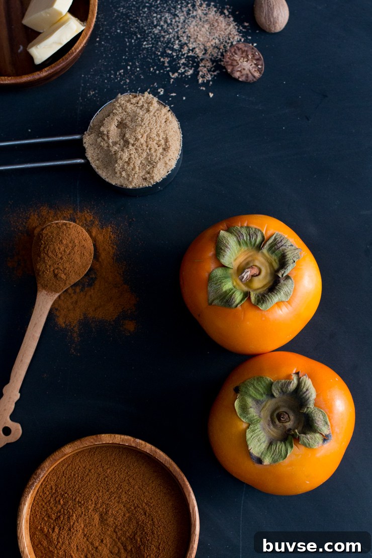 Persimmon Cinnamon Scones Ingredients