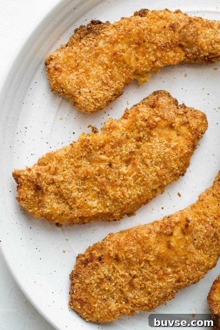 Paleo Chicken Tenders plated