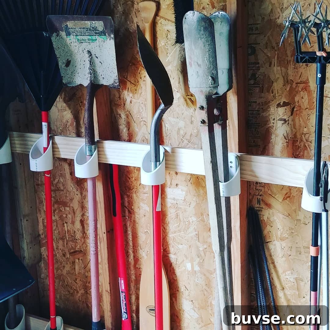 9. Wall-Mounted Tool Organizer