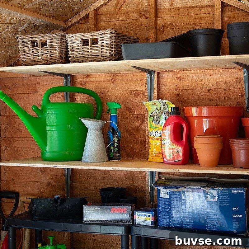 16. Shed Shelves