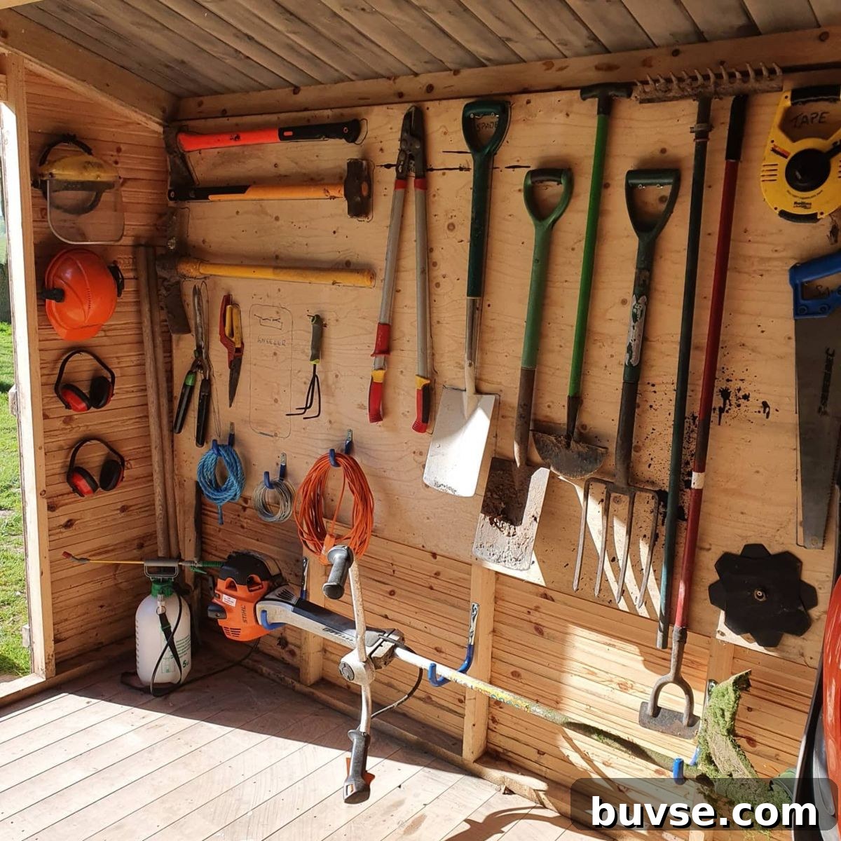 1. Hanging Tool Wall
