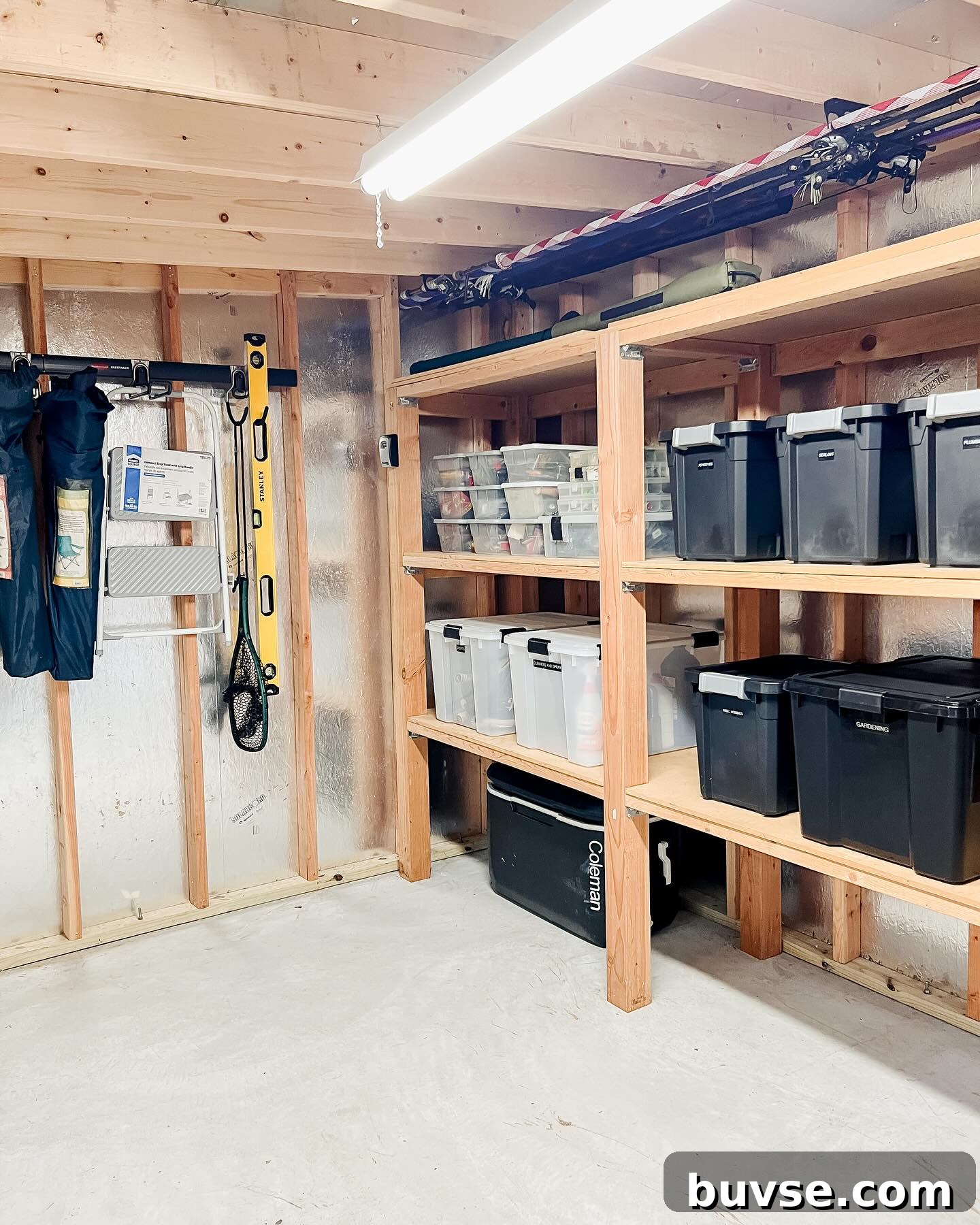 2. Storage Tote Shelves