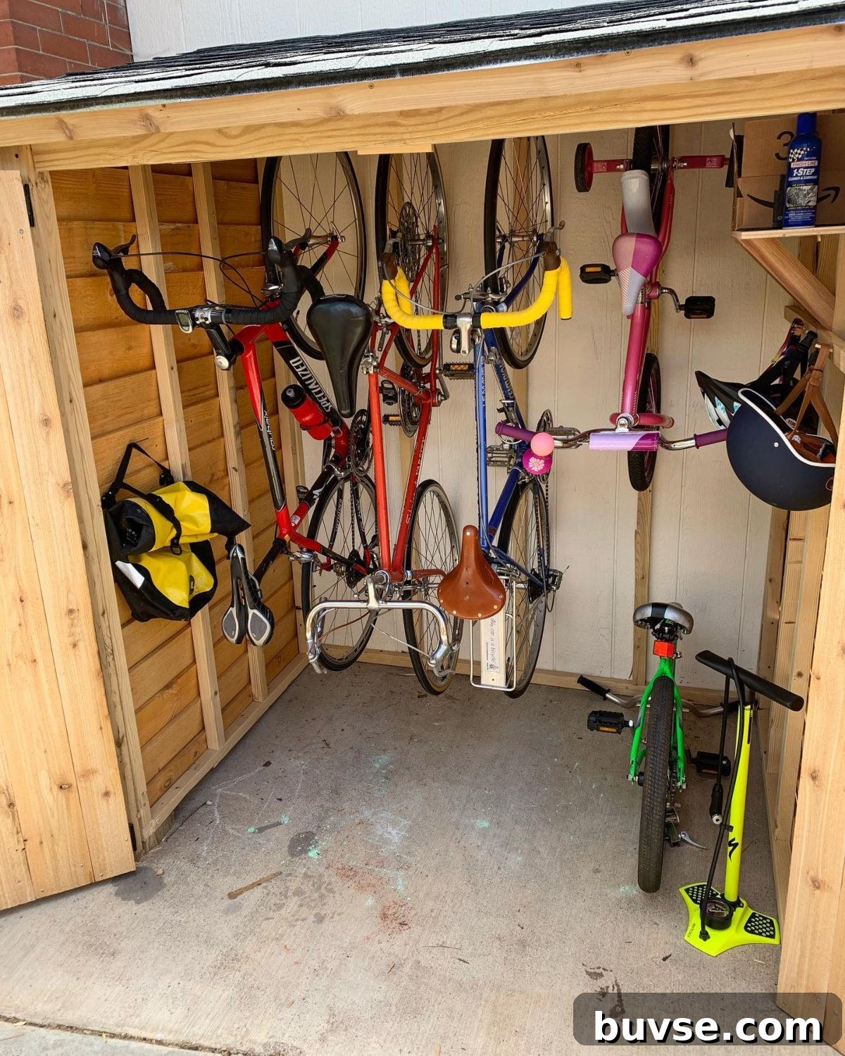 3. Hanging Bikes