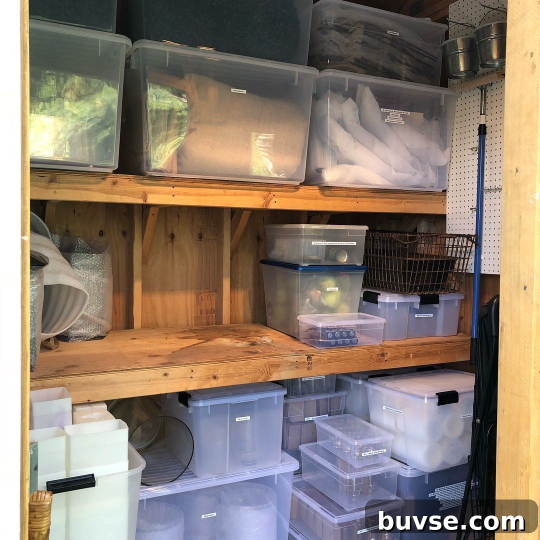 5. Large Clear Storage Bins