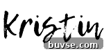 Close up of a signature of Kristin.