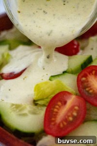 Red and Green Salad with Creamy Pesto Dressing