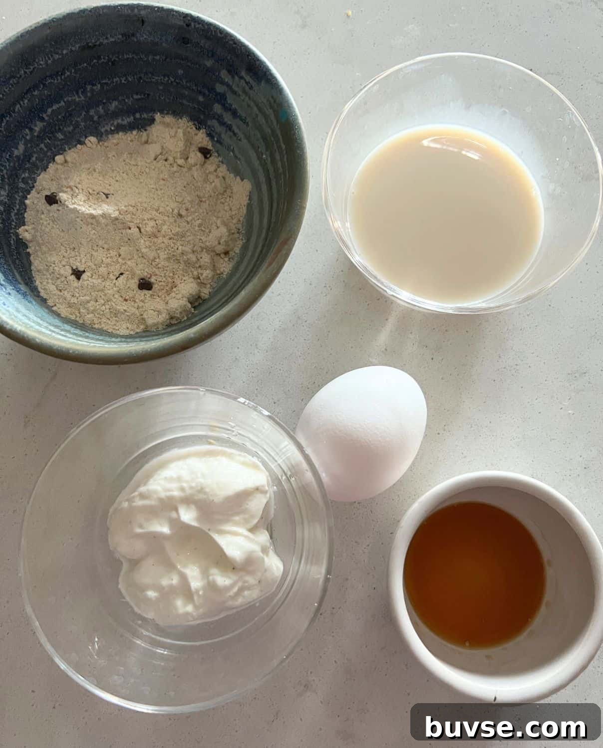 High-Protein Weight Watchers Waffles 3 Ingredients needed for protein waffles.