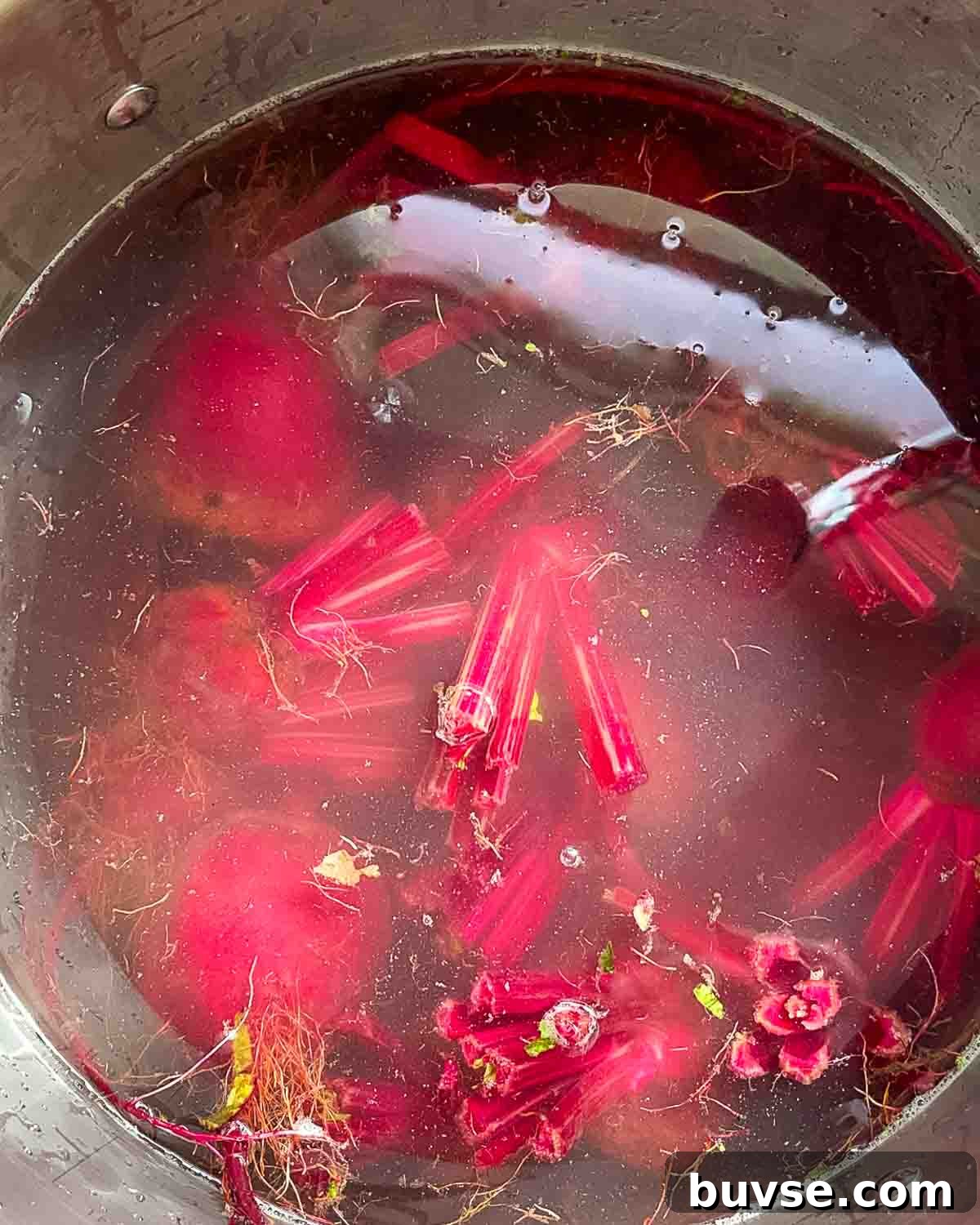 Homemade Old-Fashioned Pickled Beets Recipe 6 Beets in a large pot and covered with water.