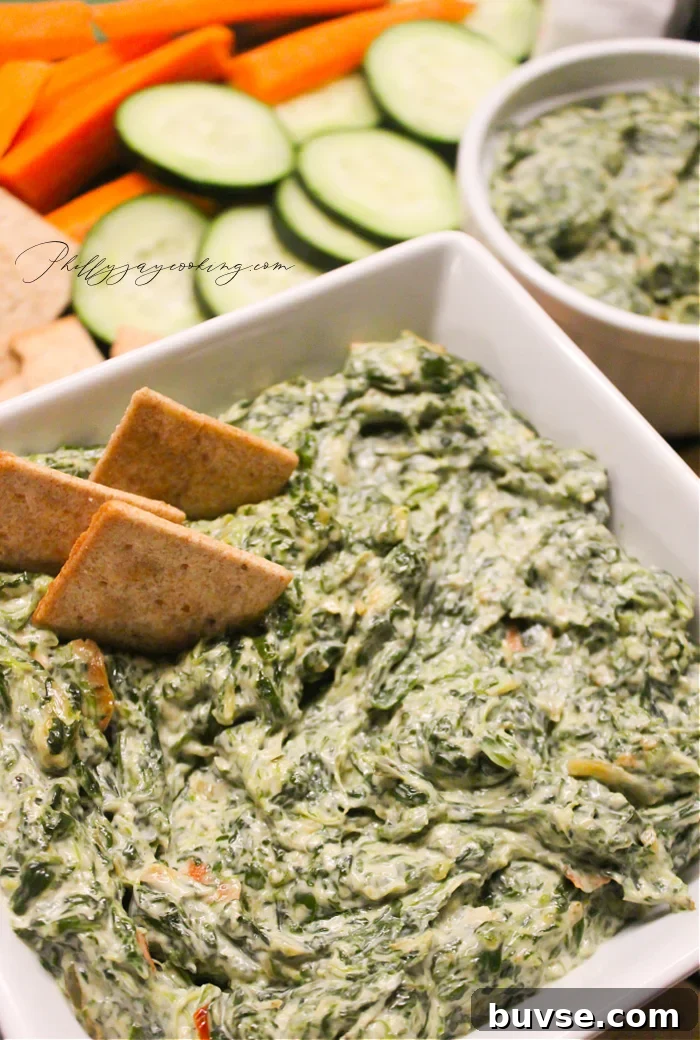 Artichoke-Free Cold Spinach Dip Recipe for Super Bowl Parties 6 Easy Superbowl Spinach Dip
