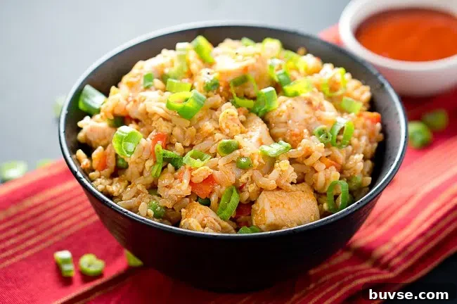 Spicy Chicken Fried Rice