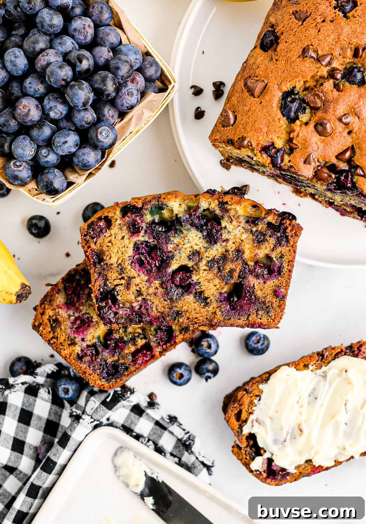 Blueberry Banana Bread