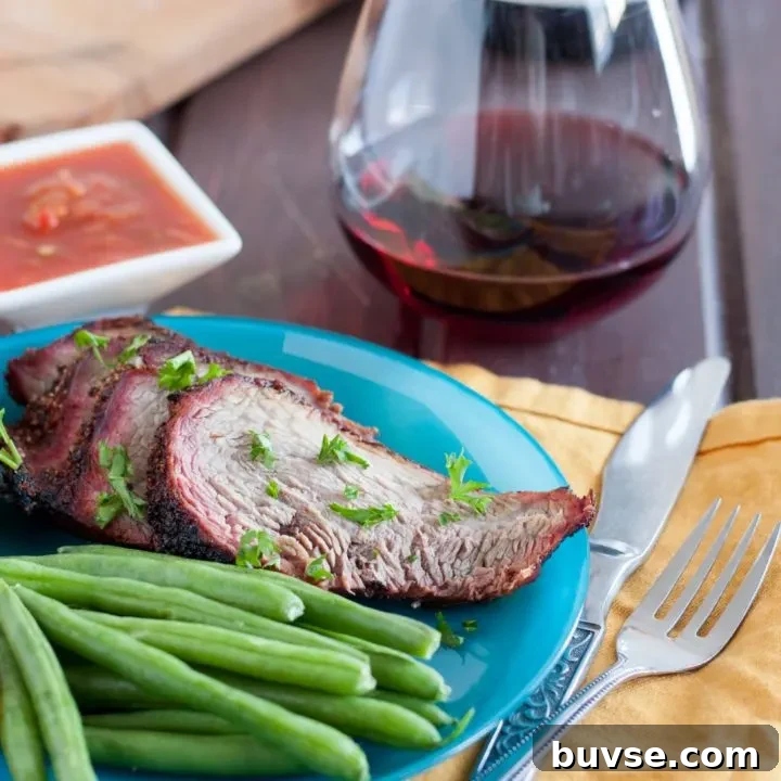 Santa Maria Tri Tip Barbecue is California BBQ at its best! Learn how to make it at home (gas or charcoal grill) and enjoy central coast California cuisine no matter where you are! * GoodieGodmother.com