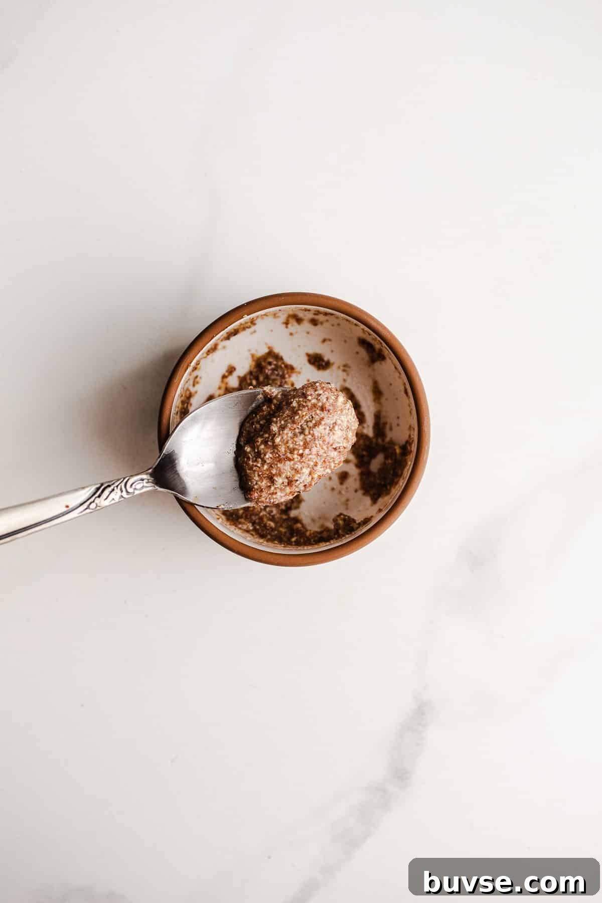 Flaxseed gel in a bowl.