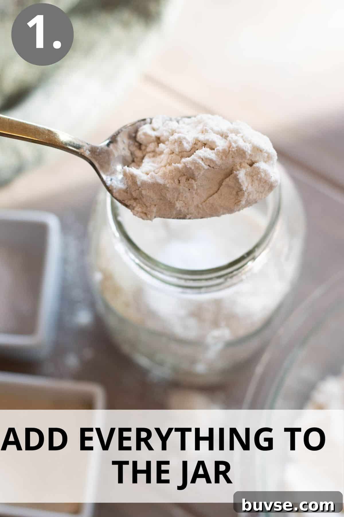 step by step Gluten Free Pancake Mix