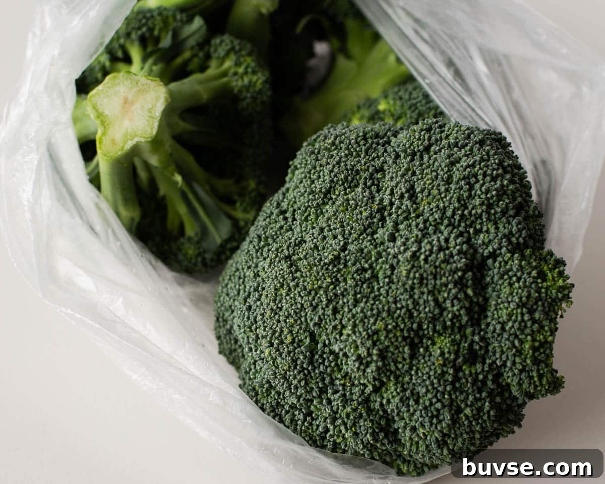 how to store fresh broccoli