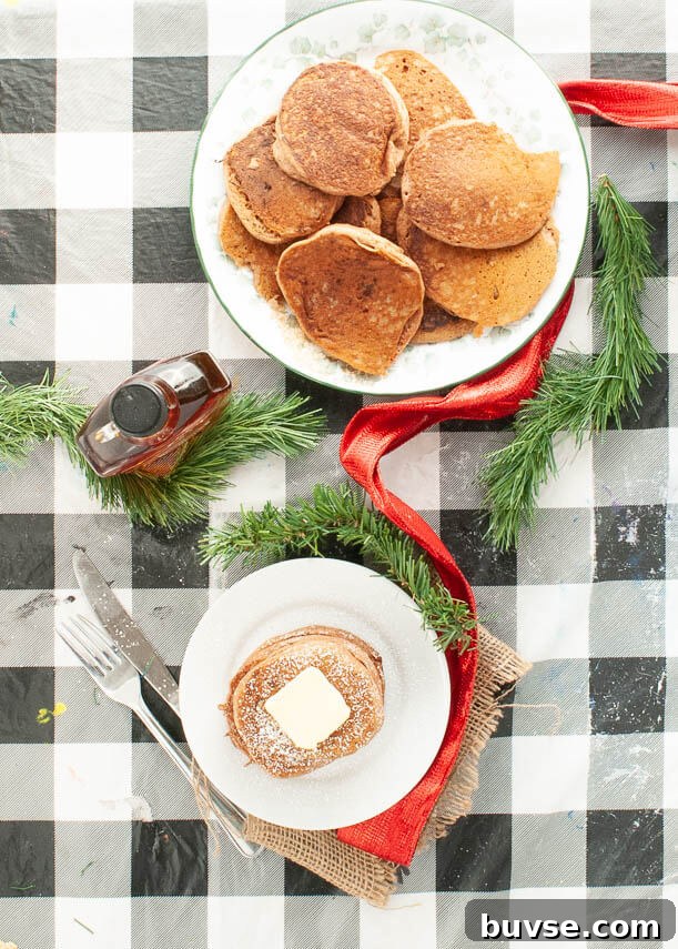 Gluten-Free Vegan Gingerbread Pancakes Free of Top 8 Allergens 3 egg-free-gingerbread-pancakes