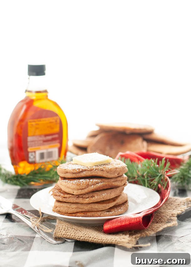 Gluten-Free Vegan Gingerbread Pancakes Free of Top 8 Allergens 4 allergy-friendly-gingerbread-pancakes