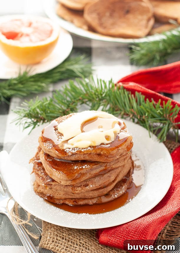 Gluten-Free Vegan Gingerbread Pancakes Free of Top 8 Allergens 5 vegan-gluten-free-gingerbread-pancakes